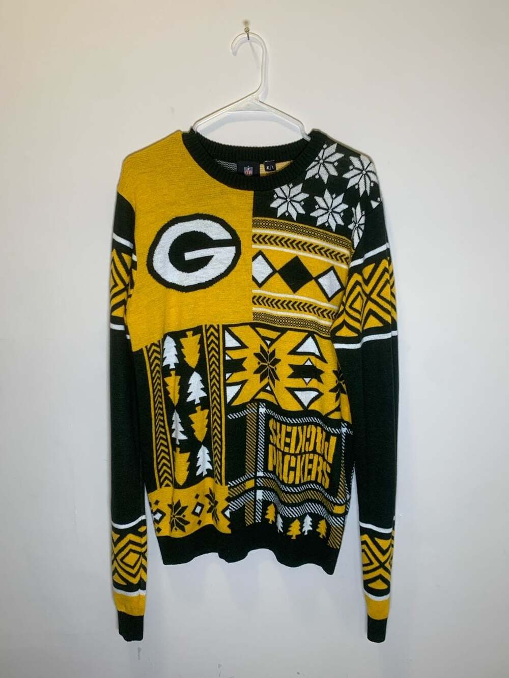 NFL Green Bay Packers Ugly Christmas Holiday Crewneck Sweater